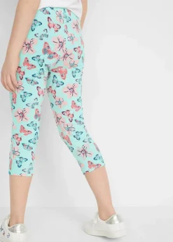 Kinder bonprix Mädchen 9-16 Jahre·Mehrfachpacks|Mädchen 9-16 Jahre·Hosen & Leggings|Capri-Leggings mit Bio-Baumwolle (2er Pack)
