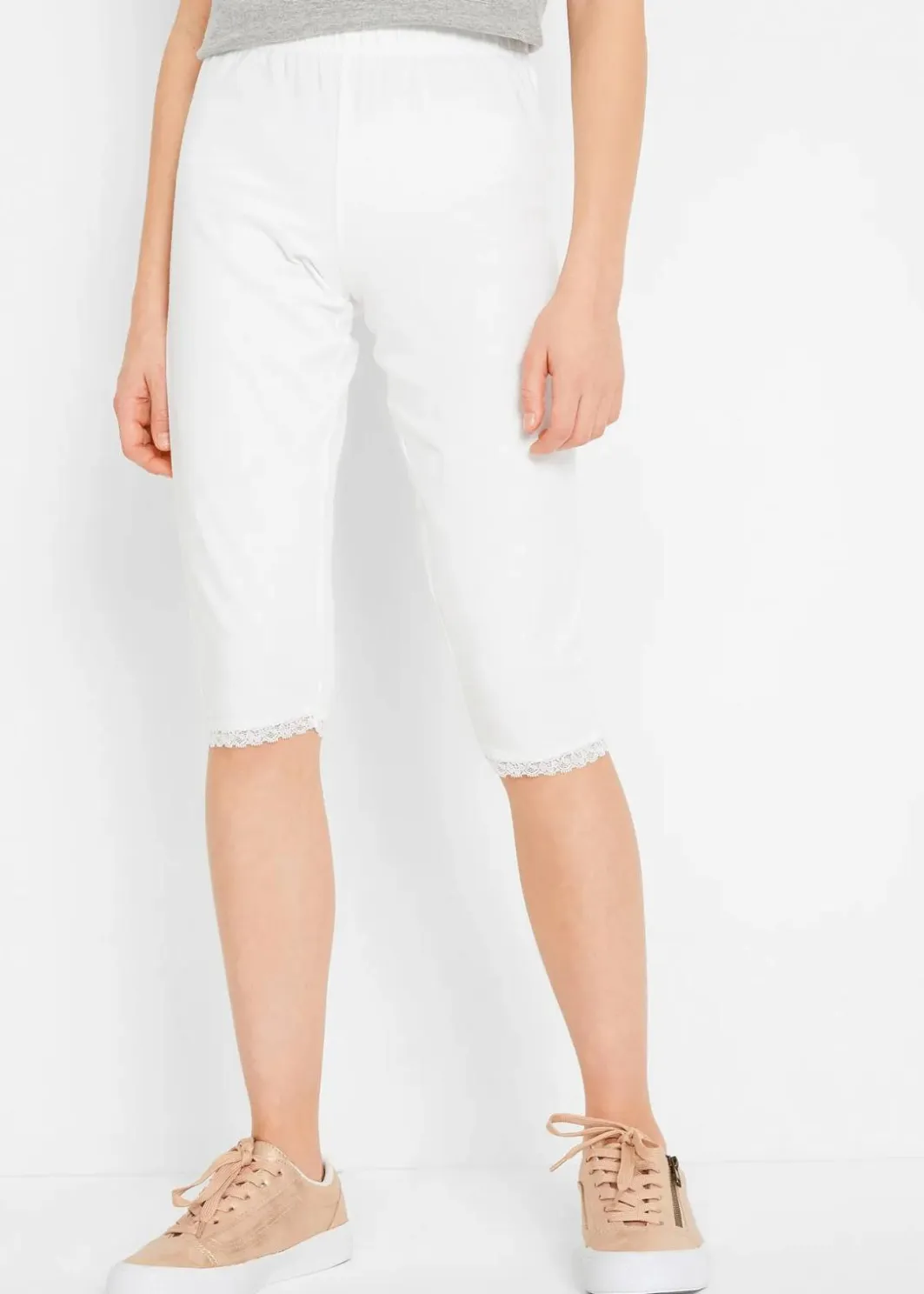 Kinder bonprix Mädchen 9-16 Jahre·Mehrfachpacks|Mädchen 9-16 Jahre·Hosen & Leggings|Capri-Leggings mit Bio-Baumwolle (2er Pack)