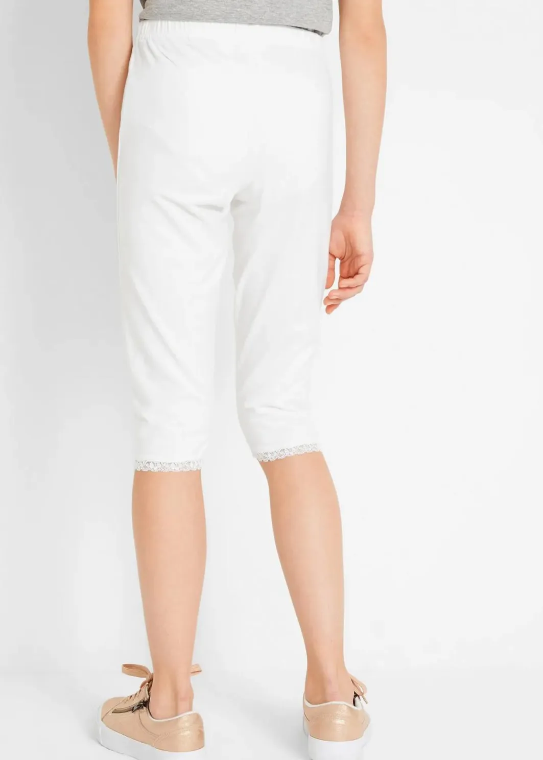 Kinder bonprix Mädchen 9-16 Jahre·Mehrfachpacks|Mädchen 9-16 Jahre·Hosen & Leggings|Capri-Leggings mit Bio-Baumwolle (2er Pack)
