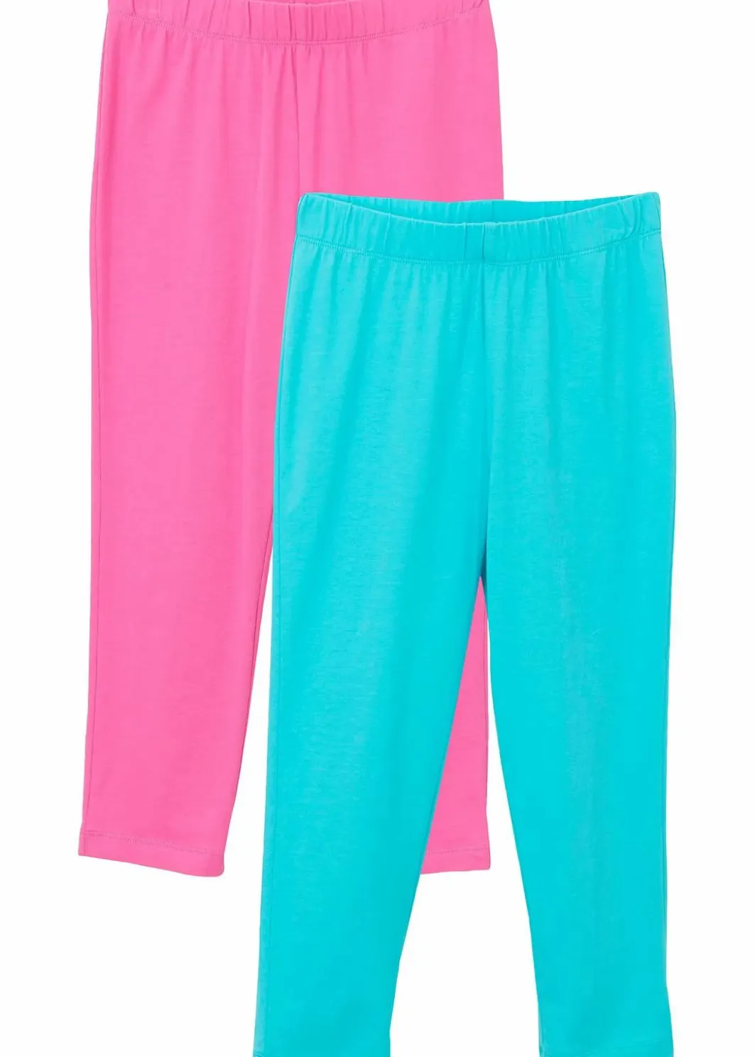 Kinder bonprix Mädchen 9-16 Jahre·Mehrfachpacks|Mädchen 9-16 Jahre·Hosen & Leggings|Capri-Leggings mit elastischem Bio-Baumwoll-Mix (2er Pack)