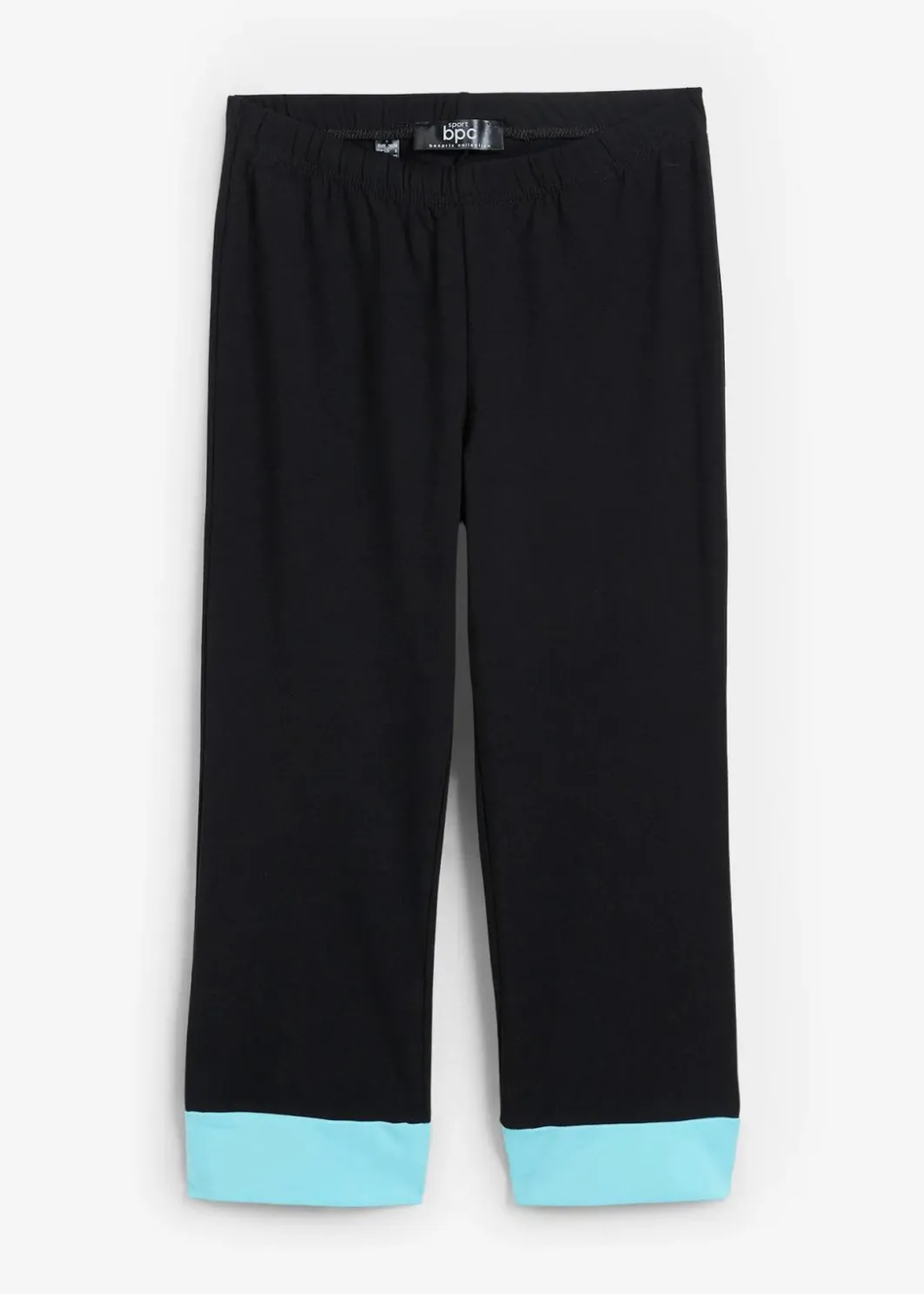 New Capri-Leggings mit Kontrastbündchen Damen Hosen|Nachhaltigere Materialien