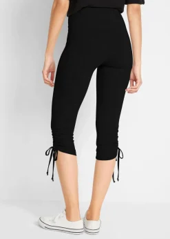 Online Capri-Leggings mit Raffung (2er Pack) Damen Bekleidung·Kleider|Hosen