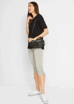 Best Capri-Leggings mit Raffung (2er Pack) Damen Hosen|Bekleidung·Kleider