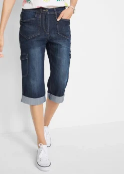Clearance Cargo Jeans, Mid Waist, Stretch Damen Bekleidung·Shirts & Tops|Jeans