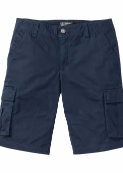Herren bonprix Große Größen|Shorts|Cargo-Bermuda aus reiner Baumwolle, Relaxed Fit
