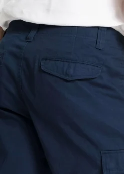 Herren bonprix Große Größen|Shorts|Cargo-Bermuda aus reiner Baumwolle, Relaxed Fit