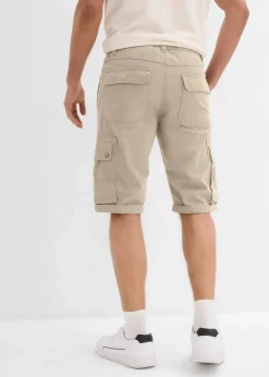 Best Cargo-Bermuda aus reiner Baumwolle, Regular Fit Herren Hosen|Shorts