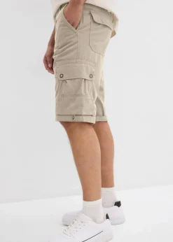 Best Cargo-Bermuda aus reiner Baumwolle, Regular Fit Herren Hosen|Shorts