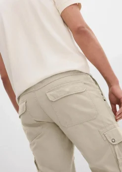 Best Cargo-Bermuda aus reiner Baumwolle, Regular Fit Herren Hosen|Shorts