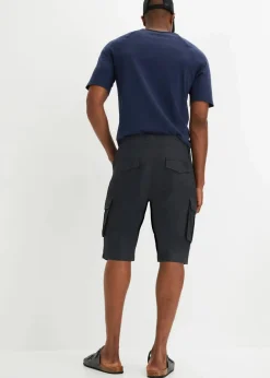 Best Cargo-Bermuda aus reiner Baumwolle, Relaxed Fit Herren Hosen|Shorts