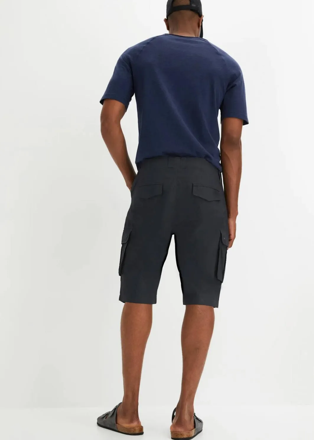 Best Cargo-Bermuda aus reiner Baumwolle, Relaxed Fit Herren Hosen|Shorts