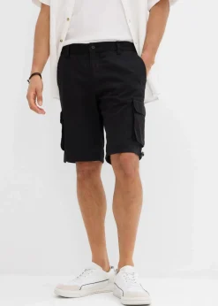 Herren bonprix Hosen|Shorts|Cargo-Bermuda mit Komfortbund, Regular Fit