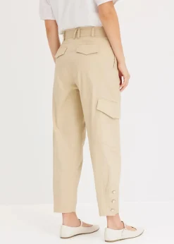 Damen bonprix Bekleidung·Kleider|Hosen|Cargohose aus Baumwolle mit Stretch