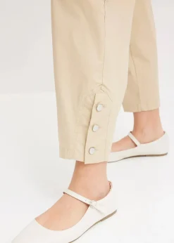 Damen bonprix Bekleidung·Kleider|Hosen|Cargohose aus Baumwolle mit Stretch