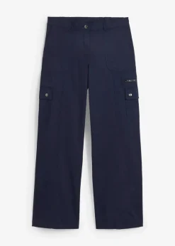 Damen bonprix Hosen|Bekleidung·Kleider|Cargohose aus Baumwolle, Mid Waist