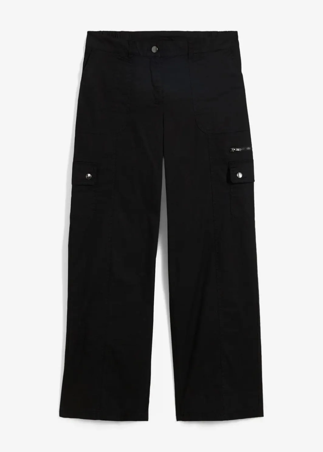 Sale Cargohose aus Baumwolle, Mid Waist Damen Bekleidung·Kleider|Hosen
