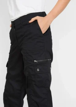 Sale Cargohose aus Baumwolle, Mid Waist Damen Bekleidung·Kleider|Hosen