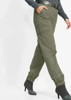 Outlet Cargo-Hose aus Baumwolle mit Stretch Damen Hosen|Bekleidung·Kleider