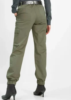Outlet Cargo-Hose aus Baumwolle mit Stretch Damen Hosen|Bekleidung·Kleider
