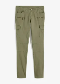 Clearance Cargohose aus elastischem Baumwoll-Mix Damen Hosen