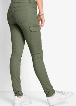 Clearance Cargohose aus elastischem Baumwoll-Mix Damen Hosen