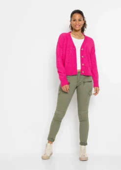 Clearance Cargohose aus elastischem Baumwoll-Mix Damen Hosen
