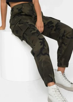 Damen bonprix Bekleidung·Kleider|Hosen|Cargohose aus reiner Baumwolle