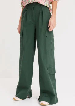 Damen bonprix Bekleidung·Kleider|Hosen|Cargohose aus reiner Baumwolle
