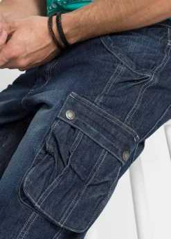 Hot Cargo-Jeans-Bermuda Regular Fit Herren Jeans|Shorts