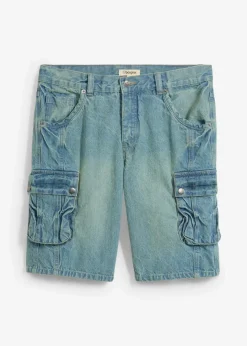Herren bonprix Jeans|Shorts|Cargo-Jeans-Bermuda Regular Fit