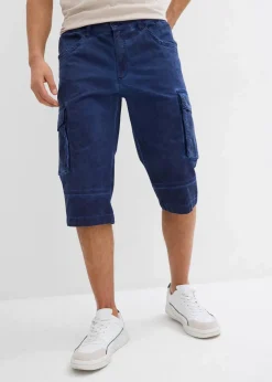 Herren bonprix Hosen|Shorts|Cargo-Long-Stretch-Bermuda mit Komfortschnitt, Regular Fit