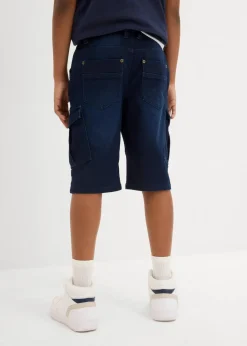 Outlet Cargo-Sweatjeans-Bermuda, Regular Fit Kinder Jungen 9-16 Jahre·Bademode|Jungen 9-16 Jahre·Shorts