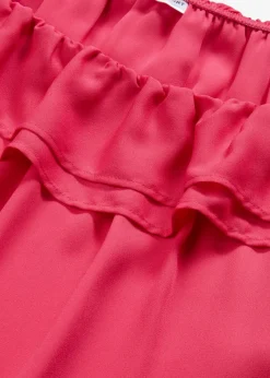 Damen bonprix Bekleidung·Jacken & Mäntel|Blusen & Tuniken|Carmenbluse aus recyceltem Polyester