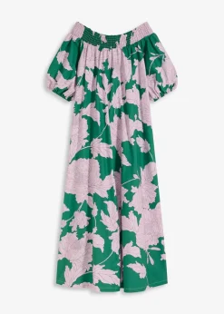 Outlet Carmen-Kleid aus reiner Baumwolle Damen Bekleidung·Pullover & Strickjacken|Kleider