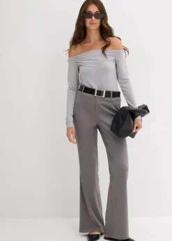 Discount Carmenshirt aus leichtem Jersey Damen Shirts & Tops|Nachhaltigere Materialien