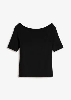 Damen bonprix Shirts & Tops|Nachhaltigere Materialien|Carmenshirt in Viskose-Mix