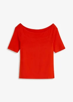 Best Carmenshirt in Viskose-Mix Damen Nachhaltigere Materialien|Shirts & Tops