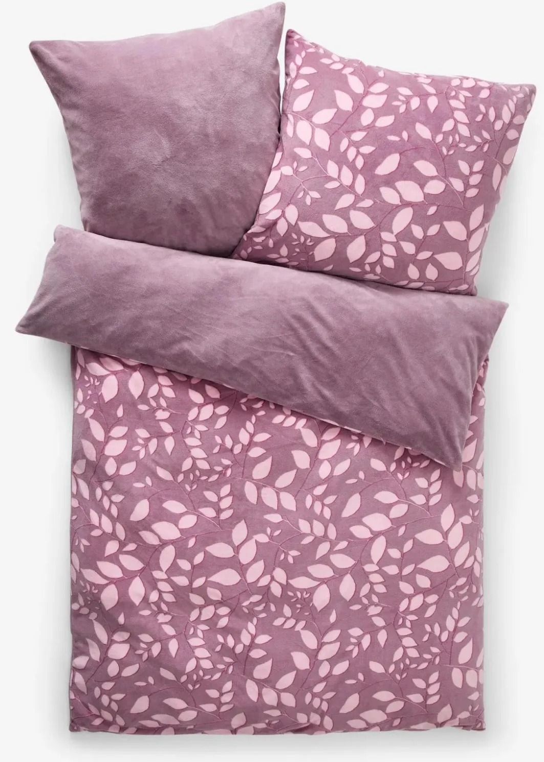 bonprix Bettwäsche|Cashmere Touch Wendebettwäsche mit floralem Design