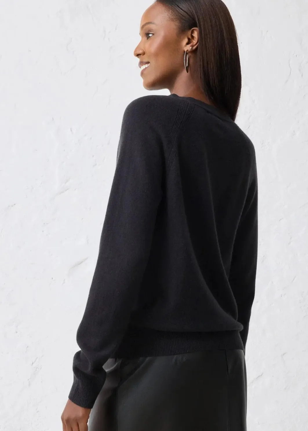 Hot Cashmerestrickjacke mit Good Cashmere Standard®-Anteil Damen Bekleidung·Umstandsmode|Pullover & Strickjacken
