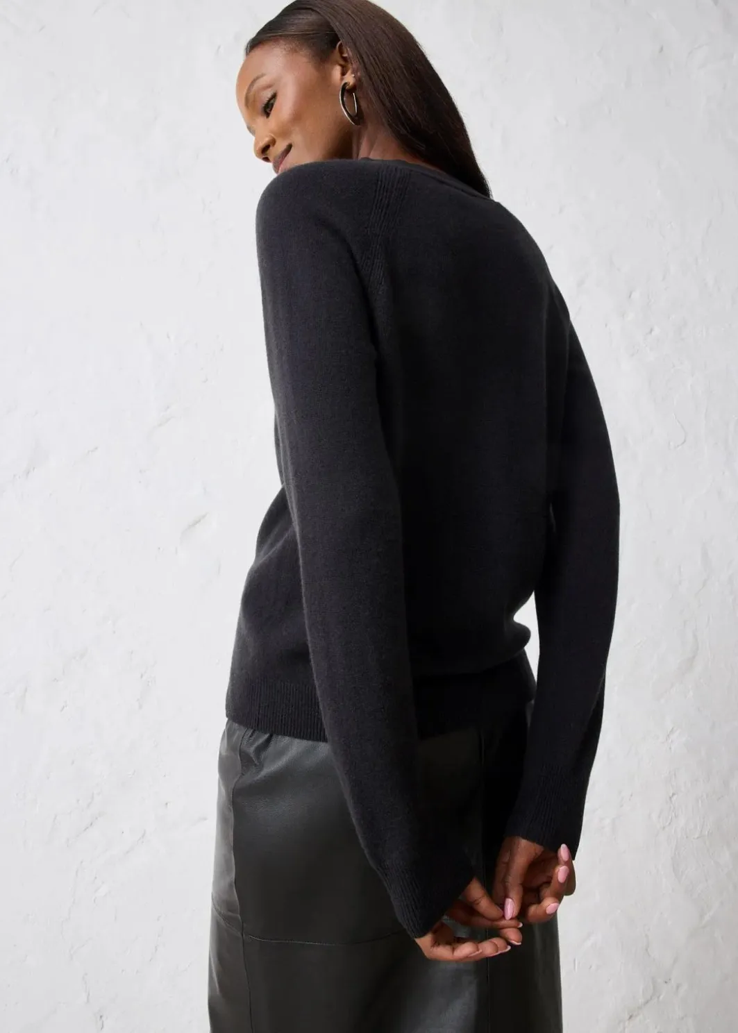 Hot Cashmerestrickjacke mit Good Cashmere Standard®-Anteil Damen Bekleidung·Umstandsmode|Pullover & Strickjacken