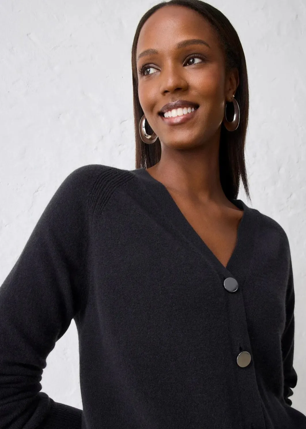 Hot Cashmerestrickjacke mit Good Cashmere Standard®-Anteil Damen Bekleidung·Umstandsmode|Pullover & Strickjacken