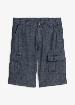 Sale Chambray-Cargo-Longshorts, Regular Fit Kinder Jungen 9-16 Jahre·Jeans|Jungen 9-16 Jahre·Shorts