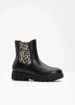 New Chelsea Boot Damen Gefütterte Winterschuhe|Stiefeletten