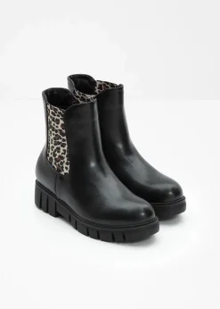 New Chelsea Boot Damen Gefütterte Winterschuhe|Stiefeletten