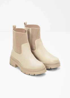 Damen bonprix Schuhe & Accessoires In Spezialgrößen·Elastischer Schaft|Boots|Chelsea Boot