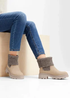 Damen bonprix Gefütterte Winterschuhe|Stiefeletten|Chelsea Boot
