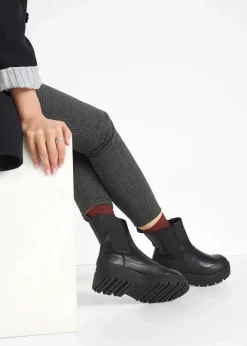 Chelsea-Boots Damen Komfortschuhe|Stiefeletten