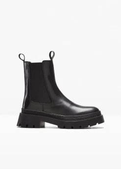 Chelsea-Boots aus Leder Damen Nachhaltigere Materialien|Boots