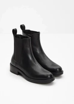 New Chelsea-Boots aus Leder Damen Stiefeletten|Boots