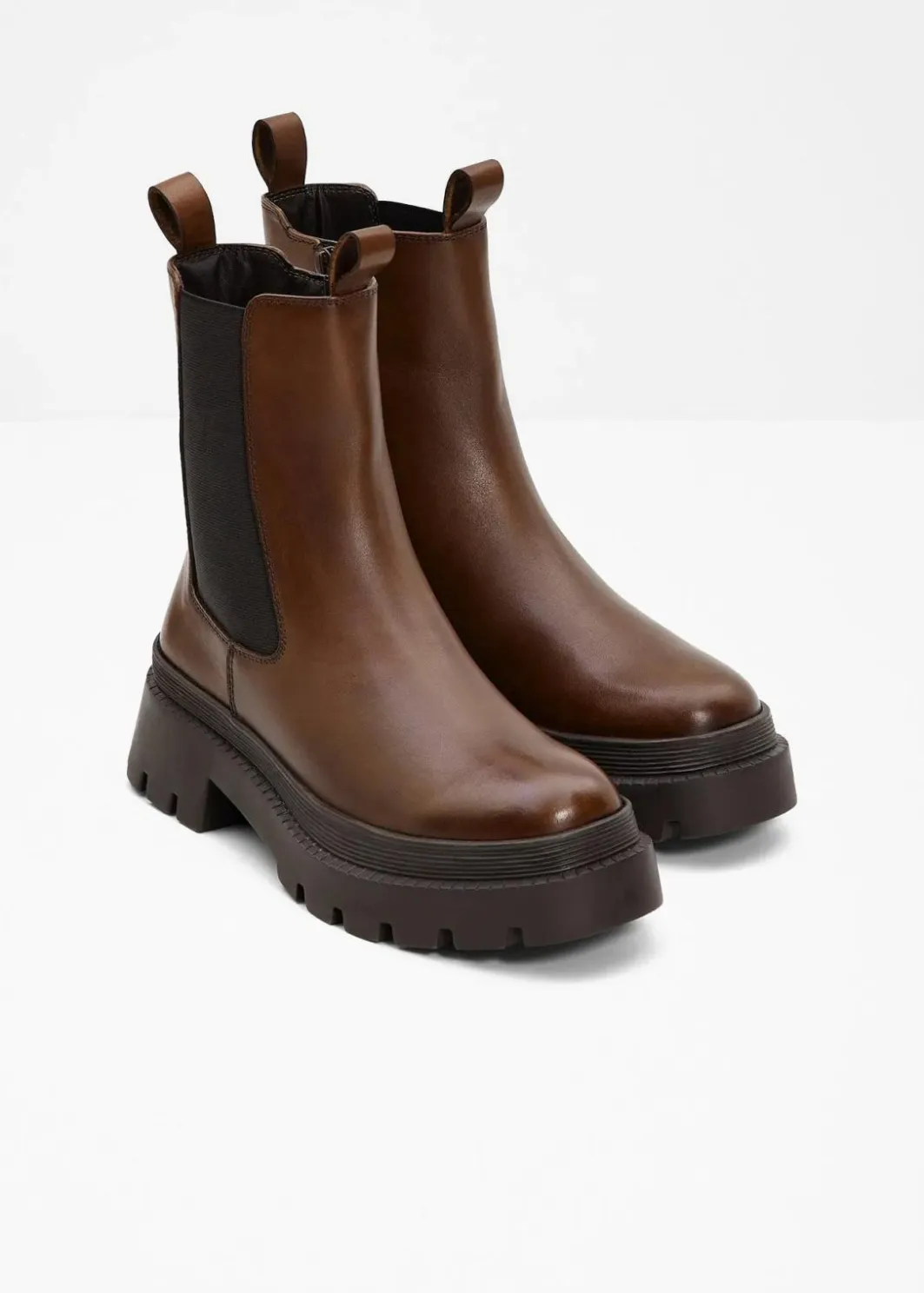 Clearance Chelsea-Boots aus Leder Damen Stiefeletten|Boots